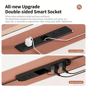 Double-<strong>person</strong> Financial <strong>Office</strong> <strong>Desk</strong> Facing Each Other Minimalist Workstation <strong>Office</strong> Seating Set Table And Chairs Combination - Product Image 2