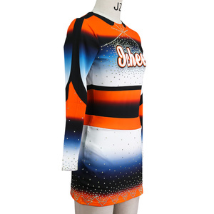 2023 allegria danza nuova tendenza Top Top Cheerleading uniformi Cheerleading personalizzate per ragazze giovani Cheerleader uniforme - Product Image 5