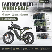 Lancement tendance : Vélo électrique tout-terrain 20 pouces, double moteur, pneus larges, freins à disque hydrauliques, batterie au lithium, VTT électrique pour adultes