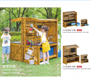 Aula all'aperto Eibele Set lavagna, tavolo e sedia per i bambini suscitando curiosità ed esplorando energia - Product Image 3