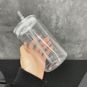 Paquete de 50 Unidades, Envío desde Almacén en EE. UU., Latas de Plástico de 20 oz con Tapas, Tazas de Plástico para Niños, Botellas de Plástico de 20 oz para Envolturas UV DTF - Product Image 2