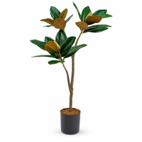 OH Commercial Arbre Magnolia Grandiflora Résistant aux UV et Imperméable - Matériau PU Premium - Prix de Gros pour Hôtels et Restaurants