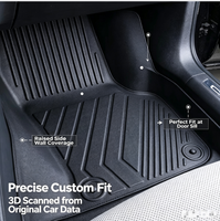 Tapis de sol pour Honda ZR-V 2025 5D 3D en plastique TPE, ensemble complet personnalisé, accessoires de voiture en plastique TPE d'usine