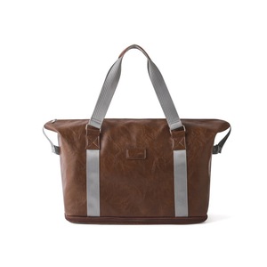 Bolsa de Viaje de Gran Capacidad Estilo Retro con Asa Extraíble, Bolso Tote Unisex de Color Sólido para Viajes de Ocio - Product Image 5