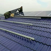 Support de fixation solaire en acier inoxydable 304 réglable pour tuiles et panneaux photovoltaïques, pour toits en céramique et en ciment, Fourniture en gros EPC