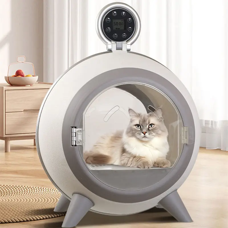 Portable Large Professional Quiet Automatic Intelligent Pet Cat Dog Hair Dryer Blower Box