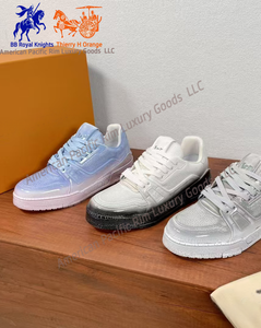Nouvelles baskets de course décontractées de luxe, respirantes, en cuir véritable, pour hommes et femmes, idéales pour la marche en extérieur - Product Image 5