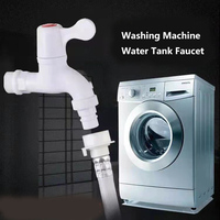 Robinet d'eau robinet de jardin 1/2 "3/4" raccords Machine à laver salle de bains cuisine PP robinets de lavabo en plastique vente en gros