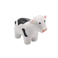 2025 Offre Spéciale cadeaux promotionnels mignon jouet personnalisé PU matériel anti-Stress/taureau forme vache balle anti-Stress pour 5 7 ans QF marque