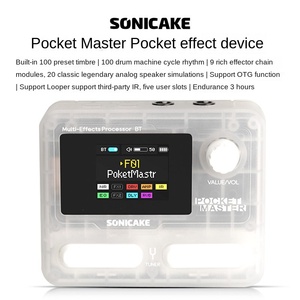 Sonicake cep usta taşınabilir Mini BT elektrik gitar efektleri <span class=keywords><strong>Pedal</strong></span> çok etkisi bas işlemci yaylı çalgılar aksesuar - Product Image 2