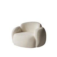 Minimalistisches Einzelsofa Balkon Wohnzimmer Büro Ecksofa für Apartment Empfangsbereich Besprechungsbereich Sofagarnitur Möbel