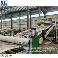 Machine de fabrication de feuilles de marbre PVC pour décoration murale intérieure, ligne de production de feuilles de marbre artificiel PVC UV, machine à panneaux muraux