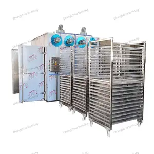 Pengering Oven udara panas herbal hemat energi GMP harga rendah Tiongkok/pengering nampan industri