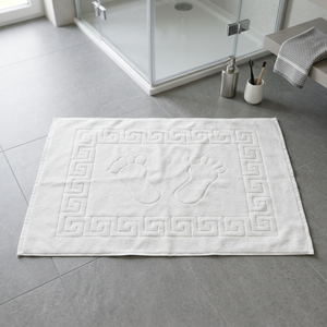Tapis de bain rectangulaire antidérapant, imperméable, durable, écologique, lavable en machine, design contemporain - Product Image 3