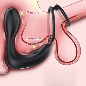 Mainan seks Anal silikon pola stimulasi motor kuat tahan air pria grosir perangkat pemijat prostat - Product Image 5
