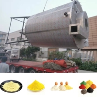 Automatische RVS LPG Spuitdroogmachine 500 kg/u Grote Capaciteit PLC Besturing voor Fruit Sap Poeder Verwerkingslijn