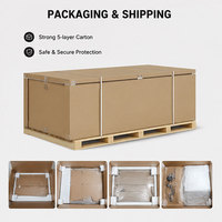 Escritorio de Oficina Extensible para Empleados en Oferta, Mesa de Trabajo Bicolor con Acabado de Madera, con Bandeja para Teclado y Soporte para CPU, Pedidos Corporativos al por Mayor