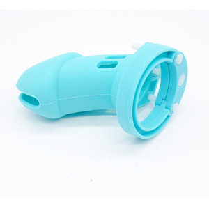 नया गर्म सिलिकॉन पिंजरे डिवाइस 10*3.5 सेमी <span class=keywords><strong>cb6000</strong></span> लंबे मुर्गा लिंग पुरुष शुद्धता उपकरण पुरुषों के लिए वयस्क सेक्स खिलौने - Product Image 5