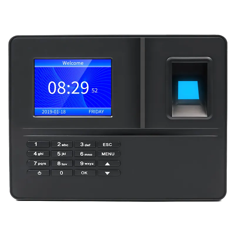 Employee T9 Fingerprint Time Attendance and Access Control System with Backup Battery