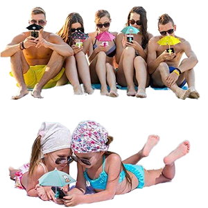 New phổ ô đứng cốc hút điện thoại di động đứng ngoài trời mini khung điện thoại Sun Shade điện thoại chủ - Product Image 6