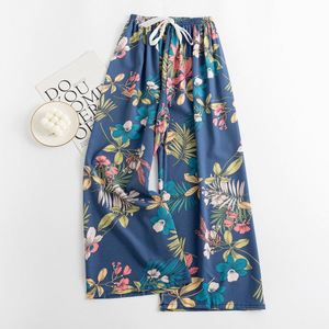 Pantalones de Mujer, Finos, para Primavera/Verano, Talla Grande, Estampado de Dibujos Animados, Holgados, Cómodos, Lindos y Largos - Product Image 4