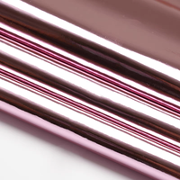 Cuir Synthétique Brillant Effet Miroir en PVC Recyclé, Tissu Brillant en TPU Breveté et PU pour Canapé Cuero Sintetico ESPEJO