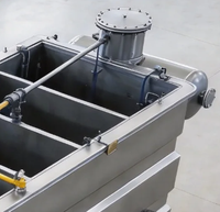 Système de flottation à air dissous multi-étages BRATOR PLC à bulles fines avec réservoir couvert et garantie d'un an pour les usines de papiers et de papier-maché