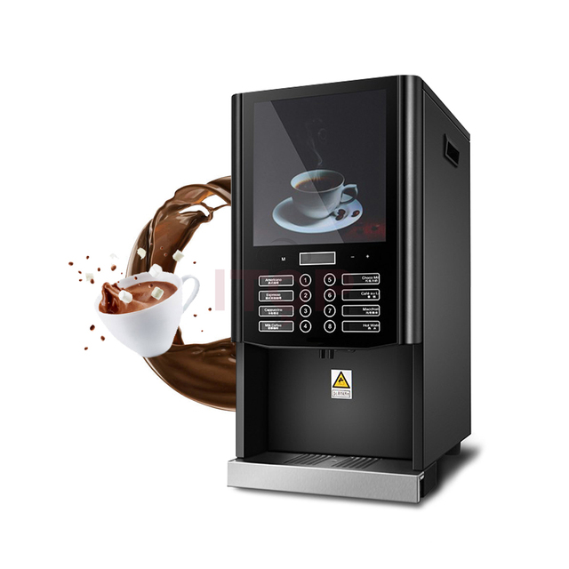 Automatic Coffee Dispenser Vending Commercial Instant Coffee Vending Machine