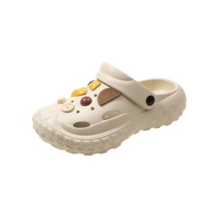 Sandales plates pour femmes, style célébrité internet, pour l'été, la plage et l'extérieur, pantoufles d'infirmière à bout fermé, sabots et <span class=keywords><strong>mules</strong></span> à semelle souple à motif dessin animé - Product Image 5