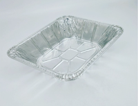 Barquettes en aluminium de différentes profondeurs et tailles moyennes pour la cuisine, les fêtes et la conservation des aliments chauds