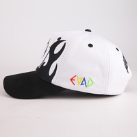 Gorra de Béisbol Deportiva Personalizada de 5 Paneles de Terciopelo y Algodón Unisex con Logotipo de Letras Bordadas en 3D y Diseño de Dos Tonos