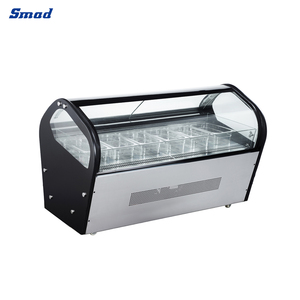 Vitrine Réfrigérée à Porte Vitrée 122L, Congélateur à Glace pour Réfrigérateur DDS-122WBR(D-1) DDS-105WBR - Product Image 3