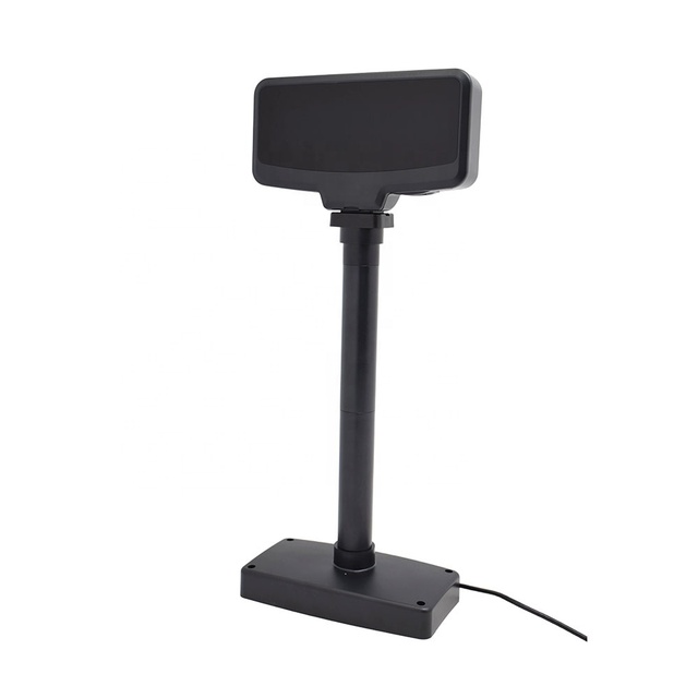 Quality USB Wired POS Customer Display Adjustable Height Rotatable Pole VFD Screen Display Supermarket Restaurant Model