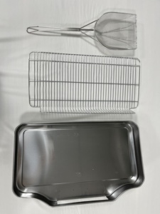 フライパン機ステンレス鋼電気チキンディープフライヤー17L + 17L商業フライドポテトポテトチップスレストラン用 - Product Image 5