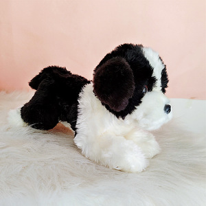 AURORA Peluche de Perro Chow Chow, Muñeco de Peluche, Figura de Cachorro, Juguete para Perro, Regalo de Cumpleaños, Lindo, de Algodón PP, Transfronterizo - Product Image 4