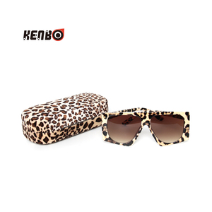 Kenbo Fashion Oversized Designer Leopard Women Sunglasses Cheap Wholesale <strong>Ladies</strong> <strong>Sun</strong> <strong>Glasses</strong> - Product Image 4