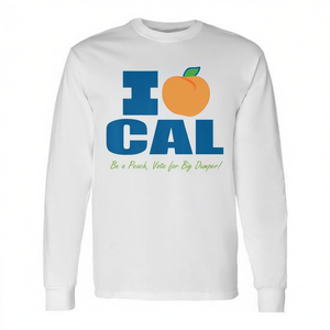 T-shirt à manches longues I Love Cal Be A Peach Vote For Big Dumper - Product Image 3