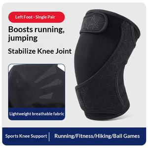 Genouillères de compression en gros pour le sport, la course, le basketball, le fitness, le volleyball – Manchons confortables et élastiques avec coussinet de soutien à ressort - Product Image 2