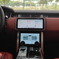Modification de l'intérieur de voiture de mise à niveau de configuration élevée ancien à nouveau écran d'affichage fixe 12.3 "LHD pour Range Rover Sport 2014-2017