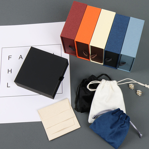 MOJIU Black Slide Paper <b>Gift</b> Box Packaging Nail Jewelry Sliding Jewellery <b>Boxes</b> for <b>Earring</b> Bracelet - Product Image 3