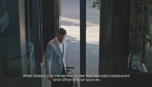 Triciclo eléctrico de una sola velocidad de moda para hombres, mujeres, niños, rápido 3S, freno electromagnético plegable, seguro, portátil, 36V <span class=keywords><strong>Solar</strong></span> - Product Image 6