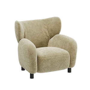 Sillón de Estilo Retro, Sillón Individual, Tapicería Suave, Asiento para Sala de Estar - Product Image 3