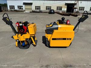Rodillo Compactador Vibratorio Pequeño Diésel para Suelos con Motor, Caja <span class=keywords><strong>de</strong></span> Cambios y Motor - Equipo <span class=keywords><strong>de</strong></span> Construcción Fácil <span class=keywords><strong>de</strong></span> Operar - Product Image 5