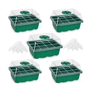 China Manufacturer Plastic Garden <strong>Propagation</strong> Tray Plant <strong>Seed</strong> Starter Tray Kit Led Seedling Grow Light Dome and Base Trays - Product Image 2