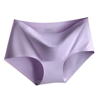 Culottes Taille Haute Confortables en Soie Glacée pour Femmes S-4XL, Sous-vêtements Sans Coutures, Lingerie Féminine Douce et Sexy, Grandes Tailles