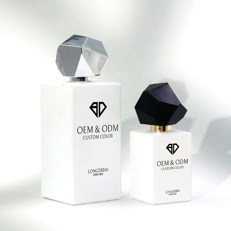 empty clear perfume bottle