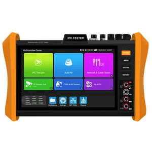 Newest 8 Inch Android System Cvi Tvi Ahd <strong>Sdi</strong> Ip and Analog Six in One Camera Security Tester 1000M SFP Port H12-MOVTADHSEF - Product Image 1