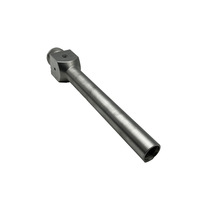 Axe de soupape intégré en acier inoxydable usiné CNC sur mesure, à longue tige, pour contrôle de fluide de précision, usinage par électroérosion à fil carré 3D