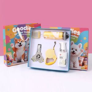 Set de Regalo Ecológico de Artículos para Mascotas de Papel para el Día de San Valentín Chino, para Perros y Gatos, Incluye Correa y Artículos de Cuidado y Aseo - Product Image 3