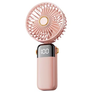 Mini Ventilador Portátil con Lámpara, Batería Recargable por USB, Ventilador de Escritorio para Uso en Exteriores y Autocaravanas, Mini Ventilador Plegable USB con Batería - Product Image 5
